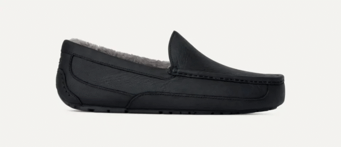 Ascot in pelle opaca