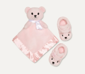 Bixbee e Lovey Bear di peluche