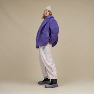 Cappotto corto in peluche Gertrude