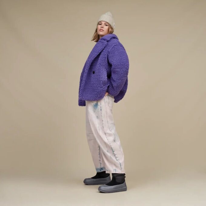 Cappotto corto in peluche Gertrude