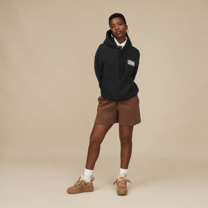 Felpa con cappuccio con logo UGG