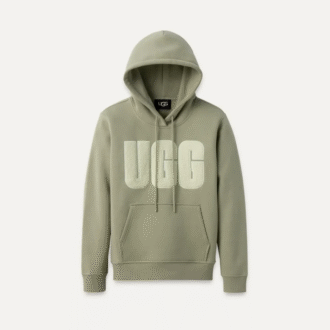 Felpa con cappuccio con logo UGGfluff di Rey
