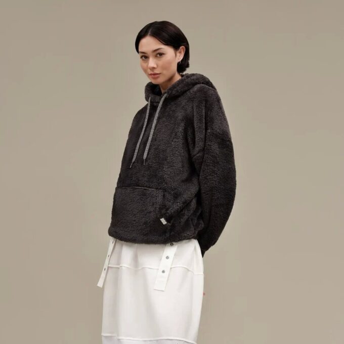 Felpa con cappuccio Loyra Sherpa