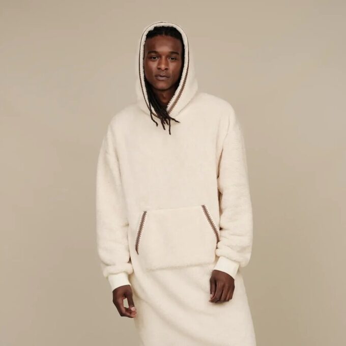 Felpa con cappuccio oversize UGGfluff