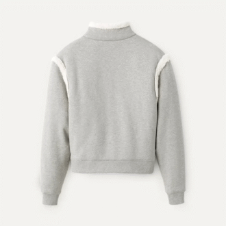 Felpa con mezza zip Lydi Bonded Fleece