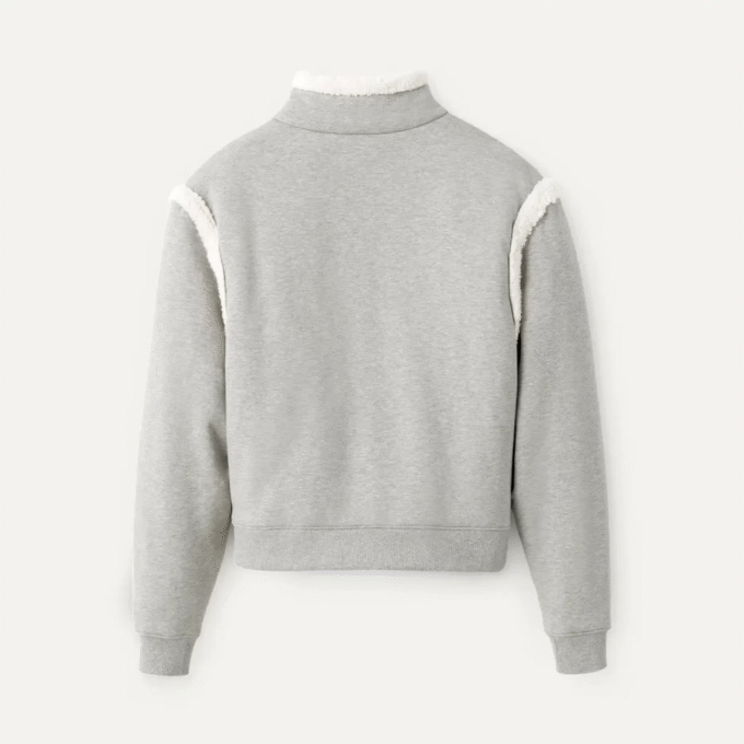 Felpa con mezza zip Lydi Bonded Fleece