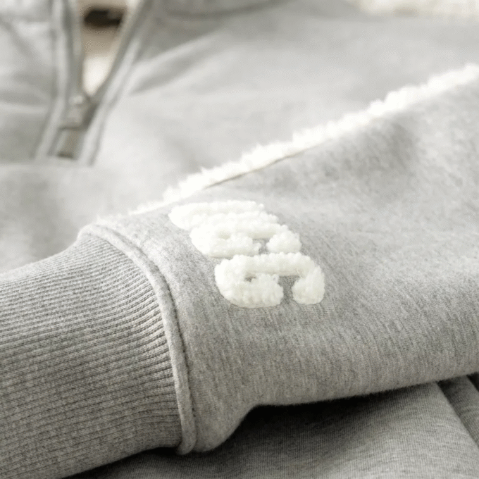 Felpa con mezza zip Lydi Bonded Fleece
