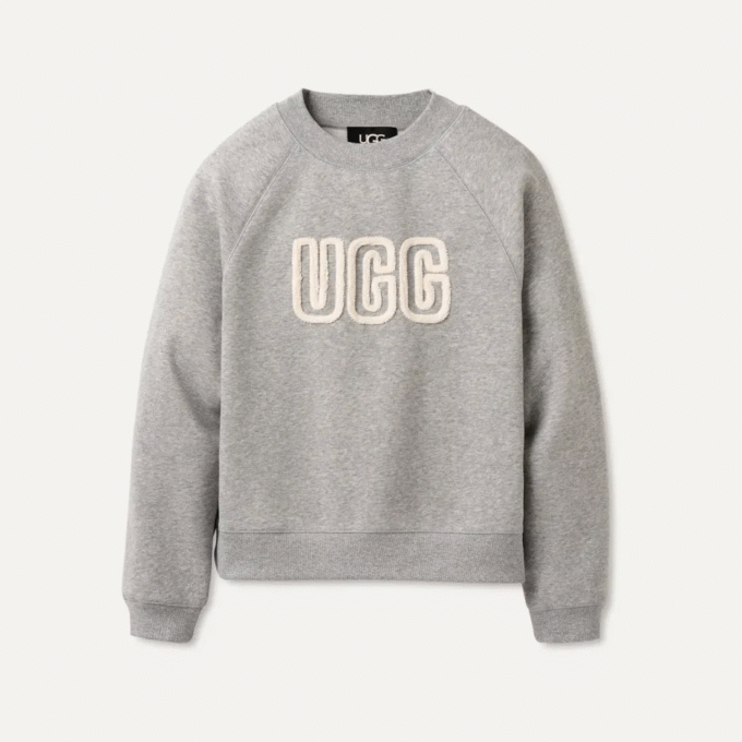 Felpa girocollo con logo UGG