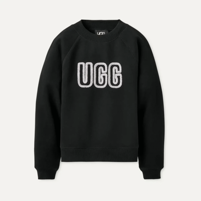 Felpa girocollo con logo UGG