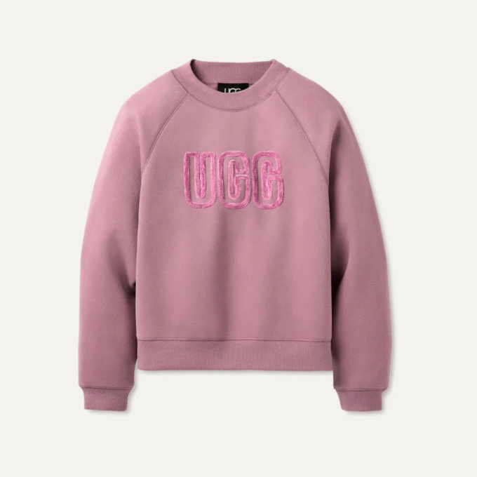 Felpa girocollo con logo UGG