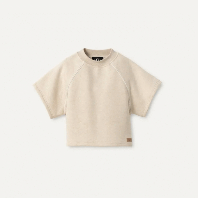 Maglia girocollo classica a maniche corte