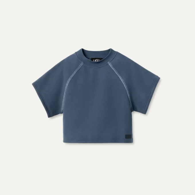 Maglia girocollo classica a maniche corte