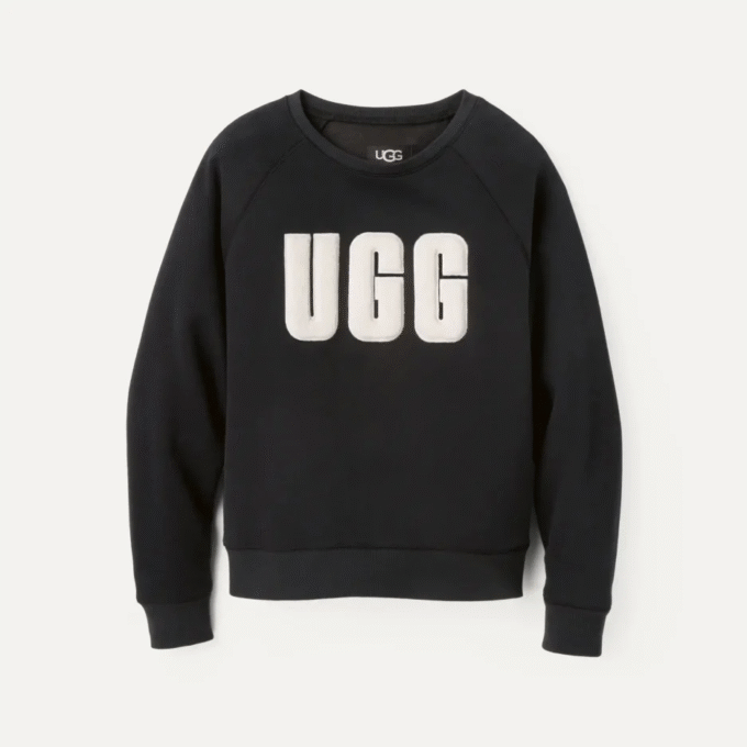 Maglia girocollo con logo sfocato Madeline