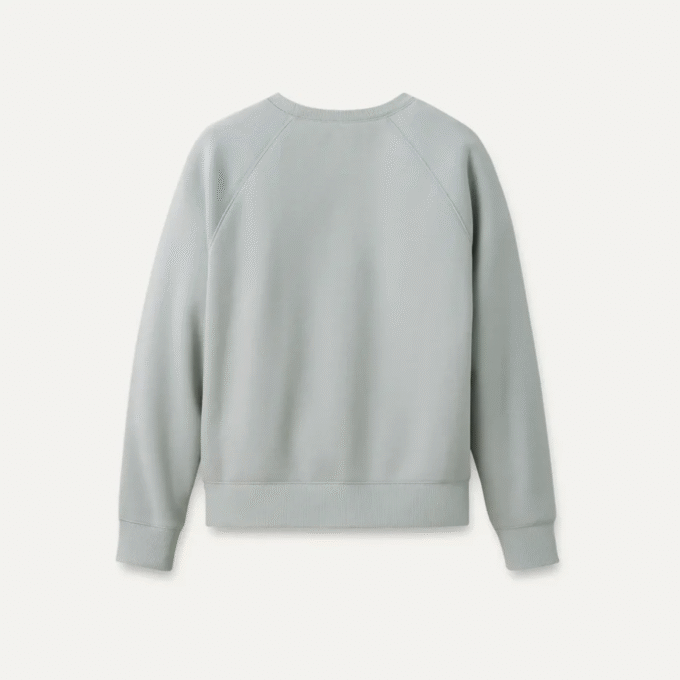 Maglia girocollo con logo sfocato Madeline