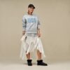 Maglia girocollo con logo sfocato Madeline