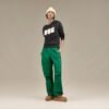 Maglia girocollo con logo sfocato Madeline