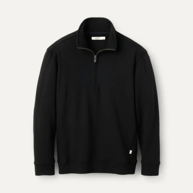 Maglione con mezza zip Zeke